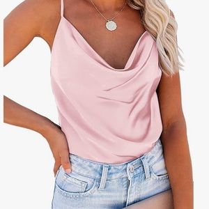 Silky Cowl Neck Camisole